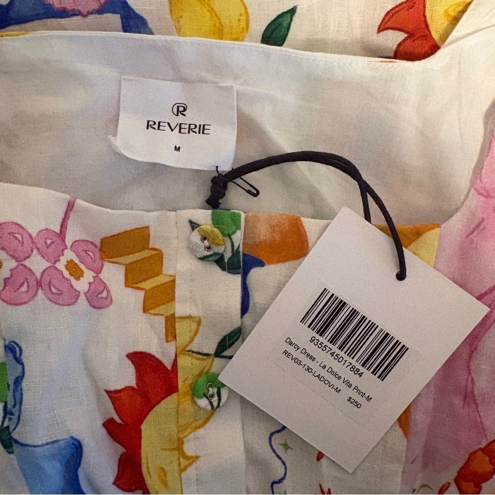Reverie Darcy Dress in La Dolce Vita Print - Picture 5 of 9